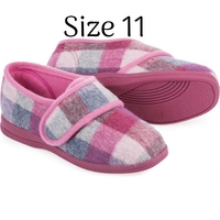 Slippers Holy Pink Checker Pattern