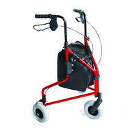 Tri Wheel Walker Red