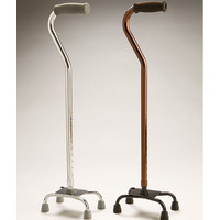 Walking Stick Quad Cane with Small Base