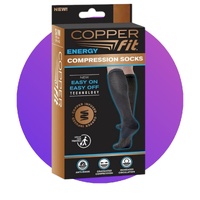 Copper Fit Easy On/Off Compression Socks