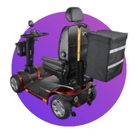 Mobility Scooter Crutch Holder