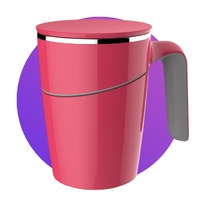 Anti-Spill Suction Mug