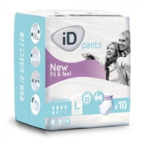 iD Pants Fit & Feel Normal - Large - Pack of 10
