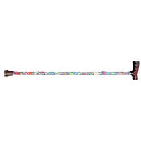Folding Walking Stick Summer Floral Pattern