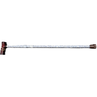 Folding Walking Stick Blue Floral Pattern
