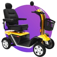 77632 Large and Fast Yellow Scooter
